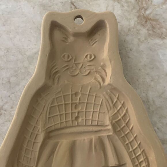 Vintage Ceramic Cat Cookie Mold - Picture 2 of 4